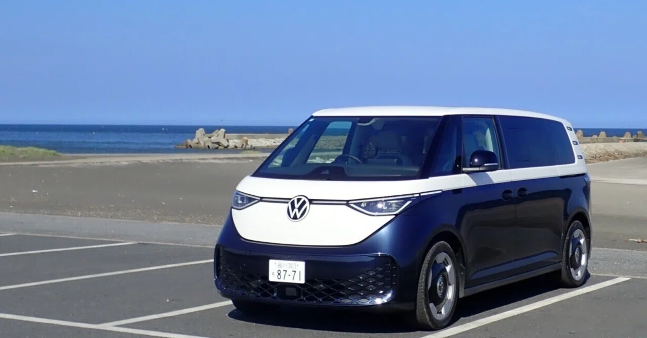 再び、フォロワーさんとVWのEVミニバン「ID.BUZZ」に同乗試乗｜金子 