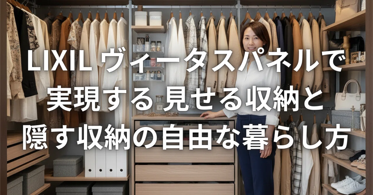 壁一枚で暮らしが変わる。LIXILヴィータスで「見せる×隠す」を始めよう 