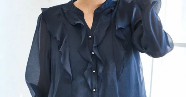 トップス Her lip to Prevost Voile Sheer Shirt Her lip to on X: 