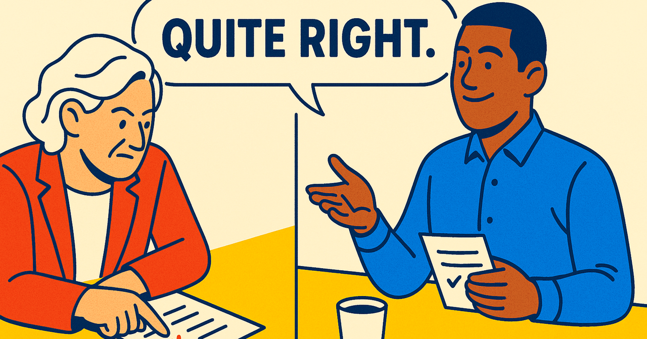 【2025/09/3】その通り／ちょっと違う― “Quite right / not quite right”-毎日英語ワンフレーズ
