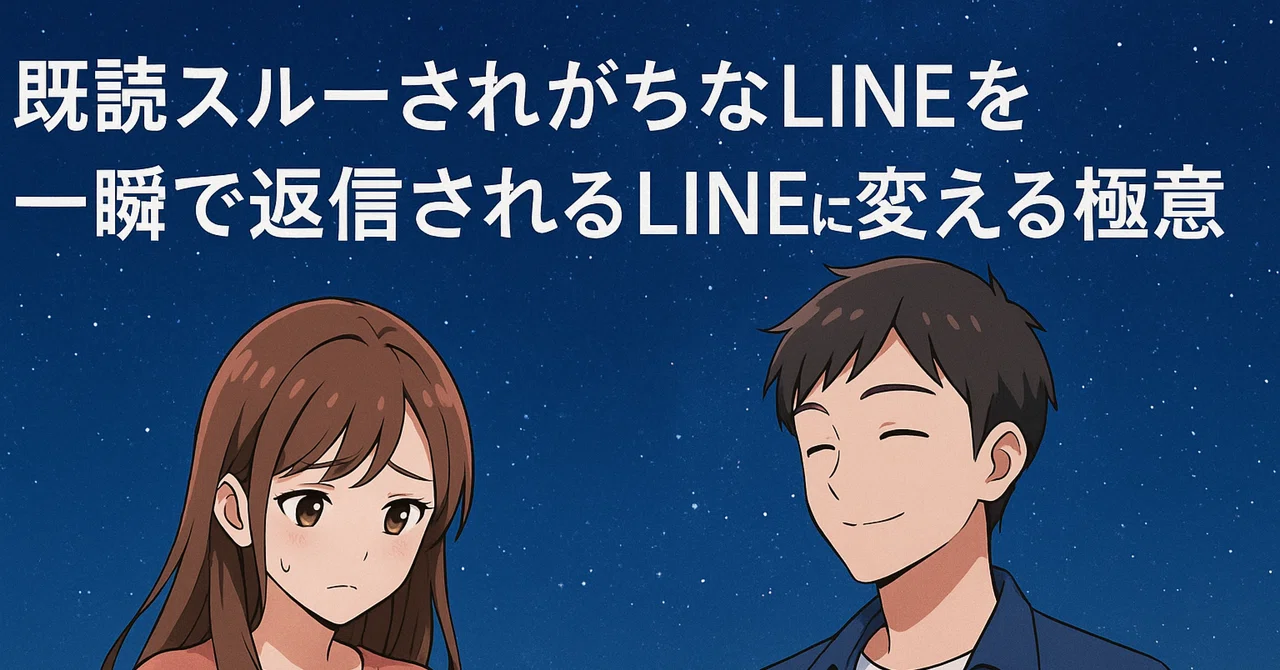 The Secret Trick to Change 'Why Is My LINE Message Left on Read?'｜ユイの恋愛相談所