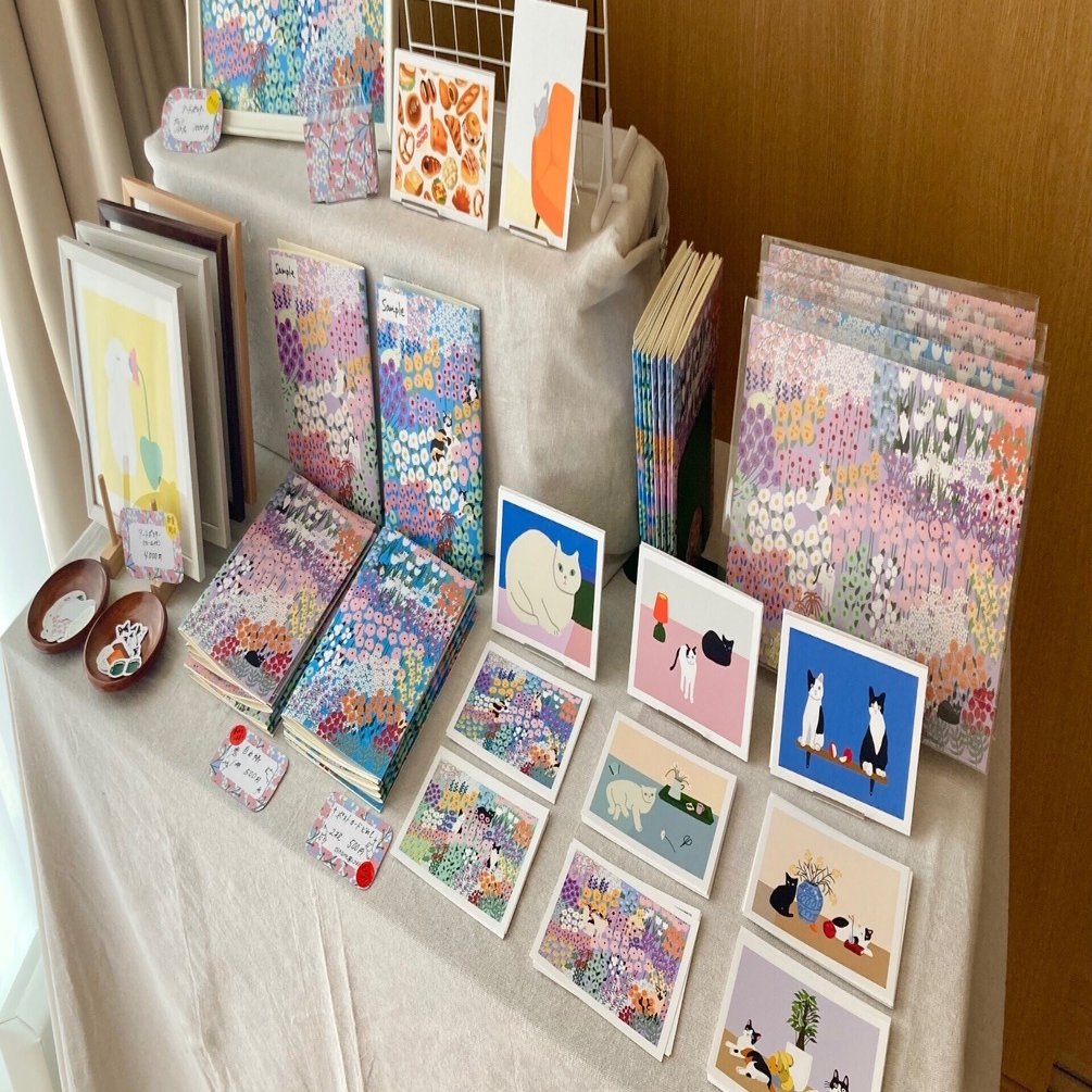 東京ハンドメイドマルシェのディスプレイを考える｜微熱