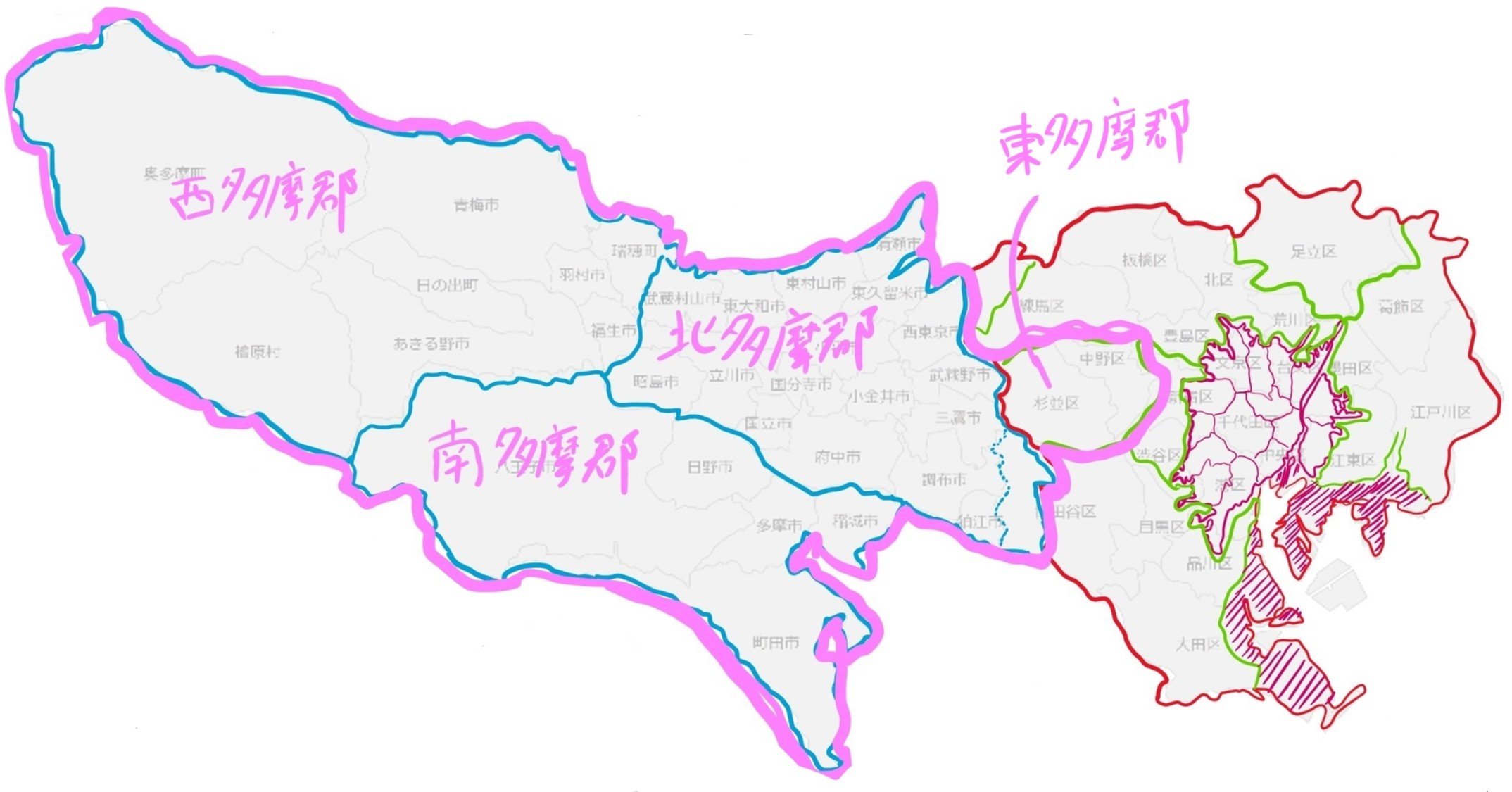 昔の表札の謎を追ってみた①~なぜ多摩地域は四多摩ではなく三多摩な
