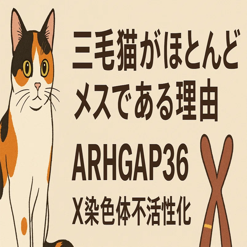 三毛猫はなぜメスばかり？科学がついに明かした「オレンジ毛の秘密