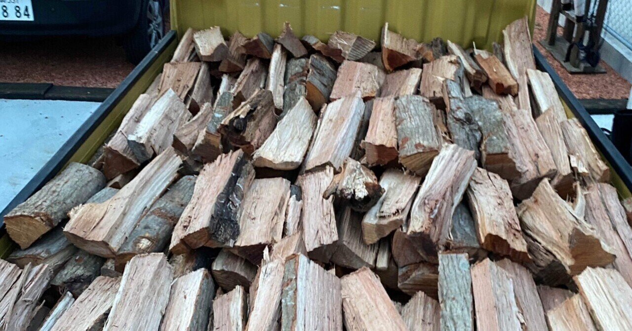 軽トラ目一杯の薪?‼️配達可能‼️ストーブ用‼️