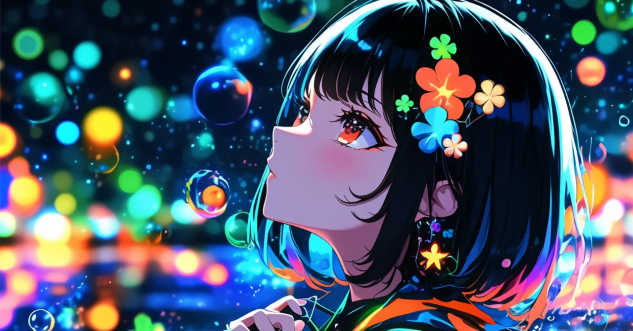 きらきらの夜の街_Midnight Neon Art Part2｜AIイラスト｜Kinu｜AIイラスト