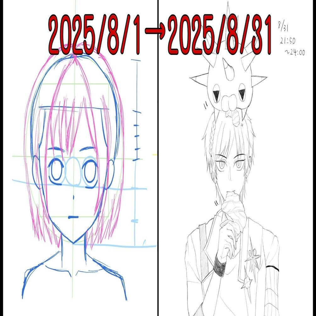 美術成績1のオタクが30代からお絵描きはじめてみた。1ヶ月目｜ハコ
