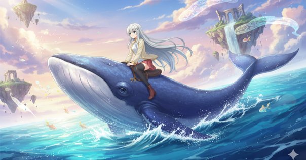 空飛ぶクジラと猫 ガゾーズ】「空飛ぶクジラ」の画像からピックアップ｜UKI Hajime