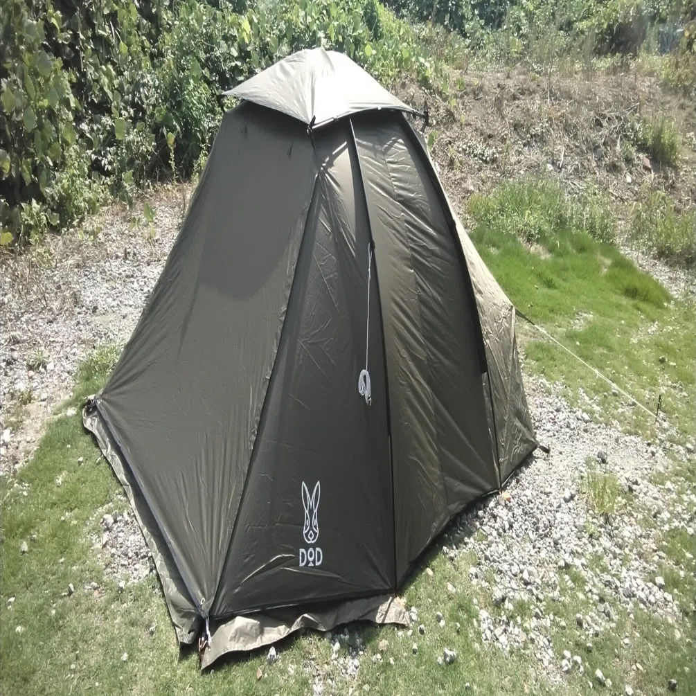 dod テント 黒 DOD - 最終値下げ 未使用 DOD ONE POLE TENT L 黒の通販