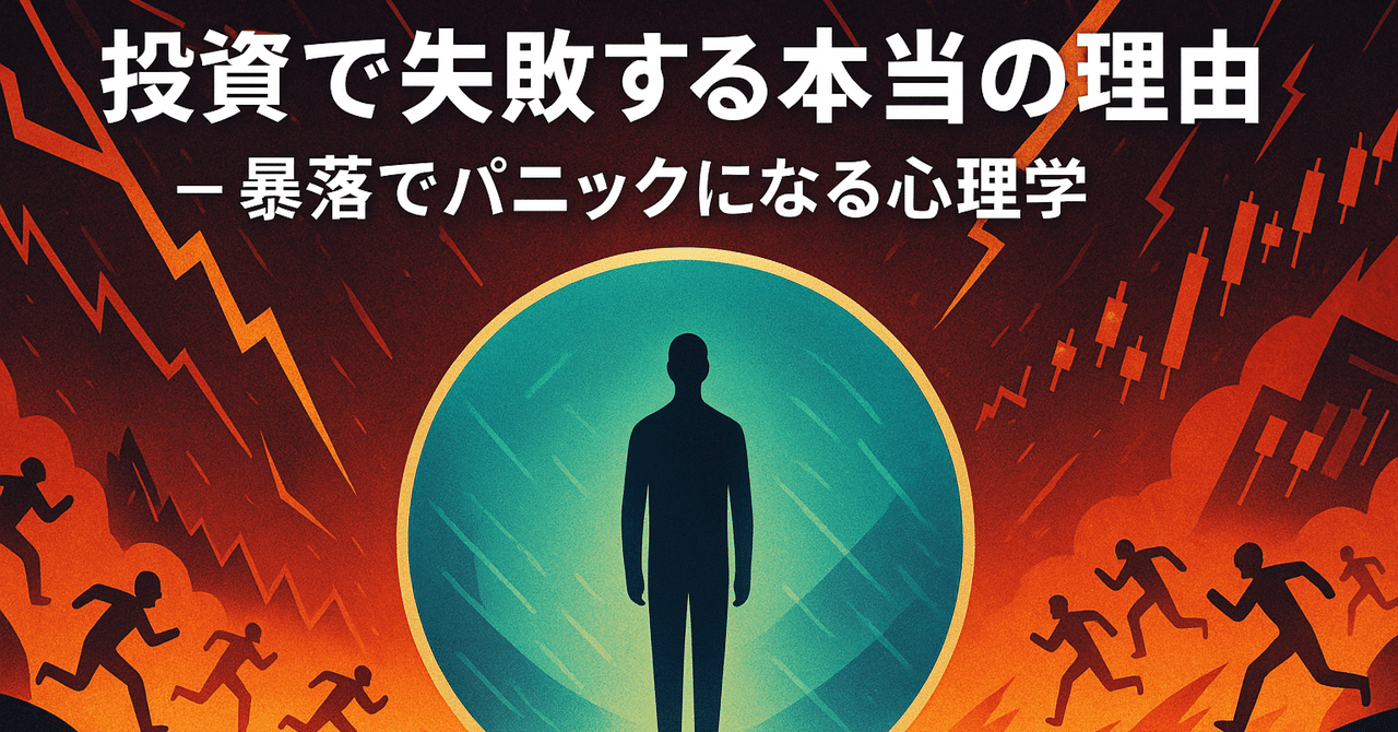 🧠投資で失敗する本当の理由 - 暴落でパニックになる心理学