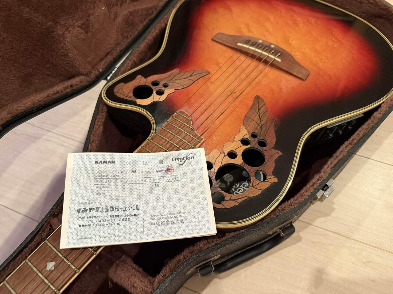 Ovation アコースティックギター 6弦 Yahoo!オークション - 希少 アルミ指板 Ovation オベーション