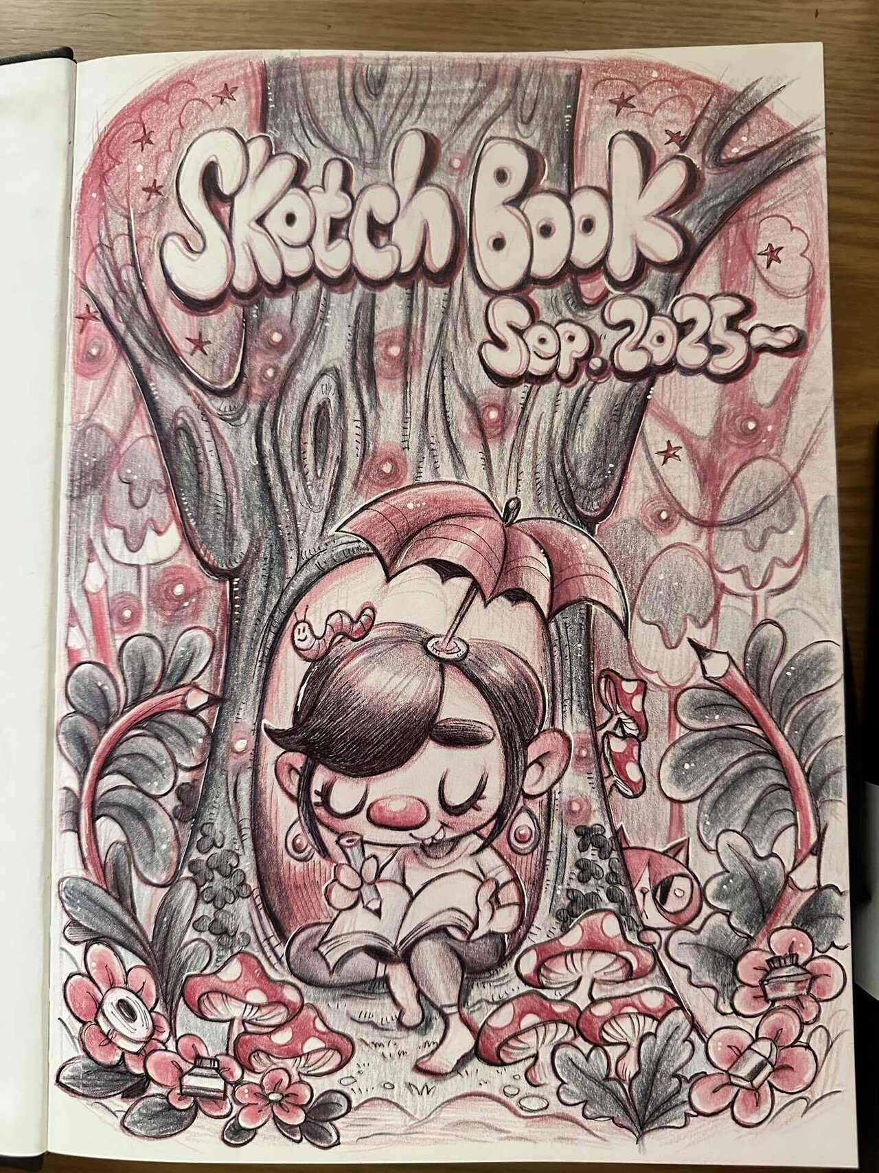 新しいスケッチブック📕｜Hitomi Draws