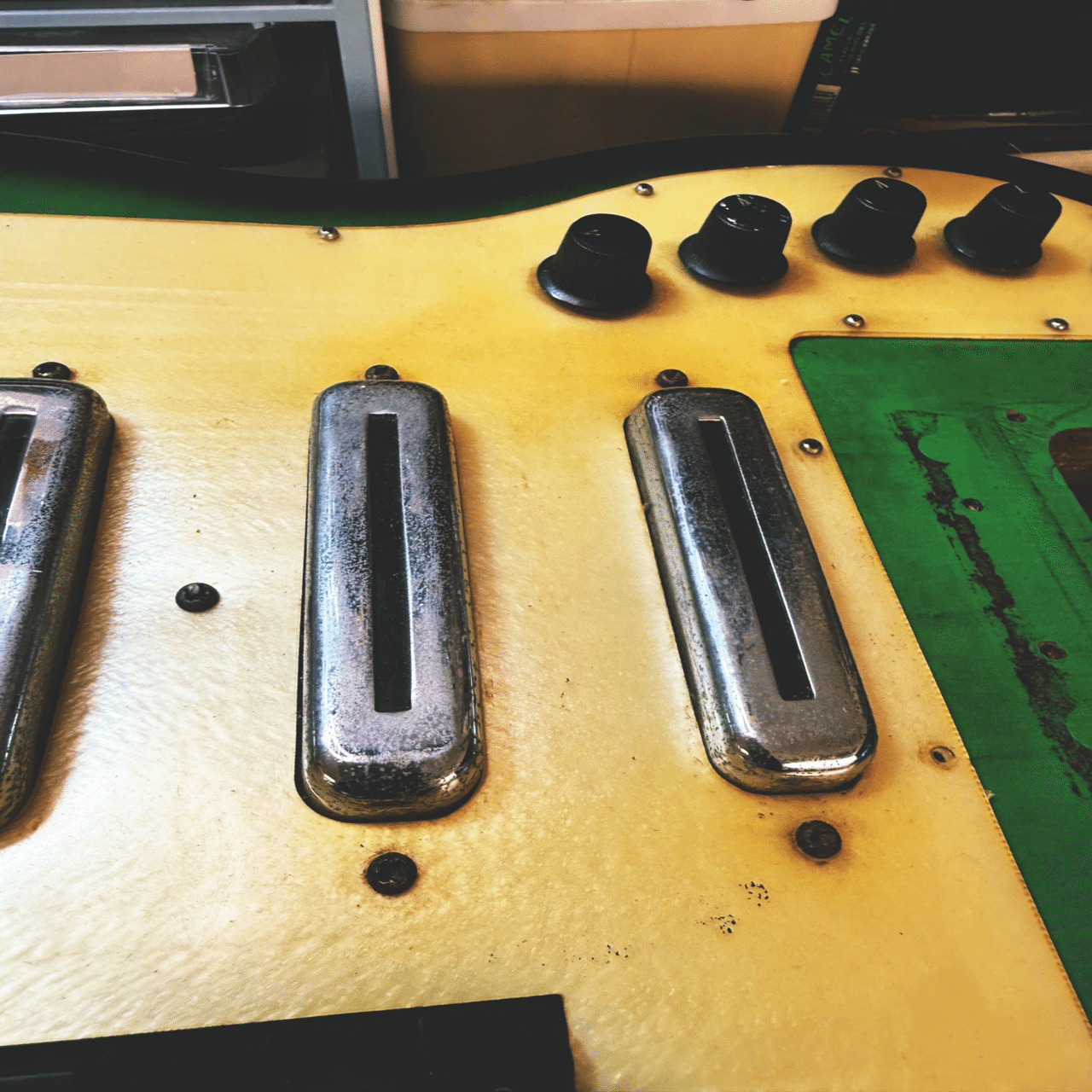 Telester Unknown bizzare guitar 1965 (Teisco,Kawai,Regina,Goldmax