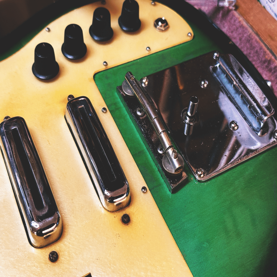 Telester Unknown bizzare guitar 1965 (Teisco,Kawai,Regina,Goldmax