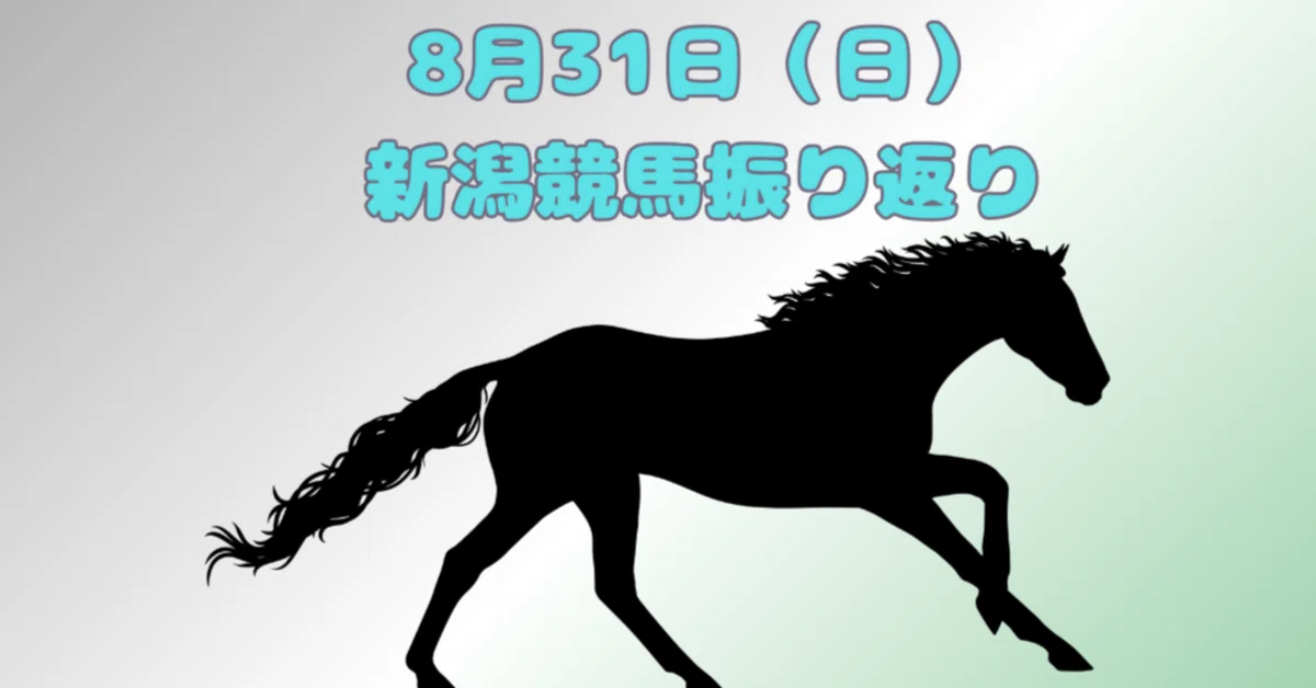 [August 31 Niigata Horse Racing Review] Cymo Phane, a strong 2nd place ...