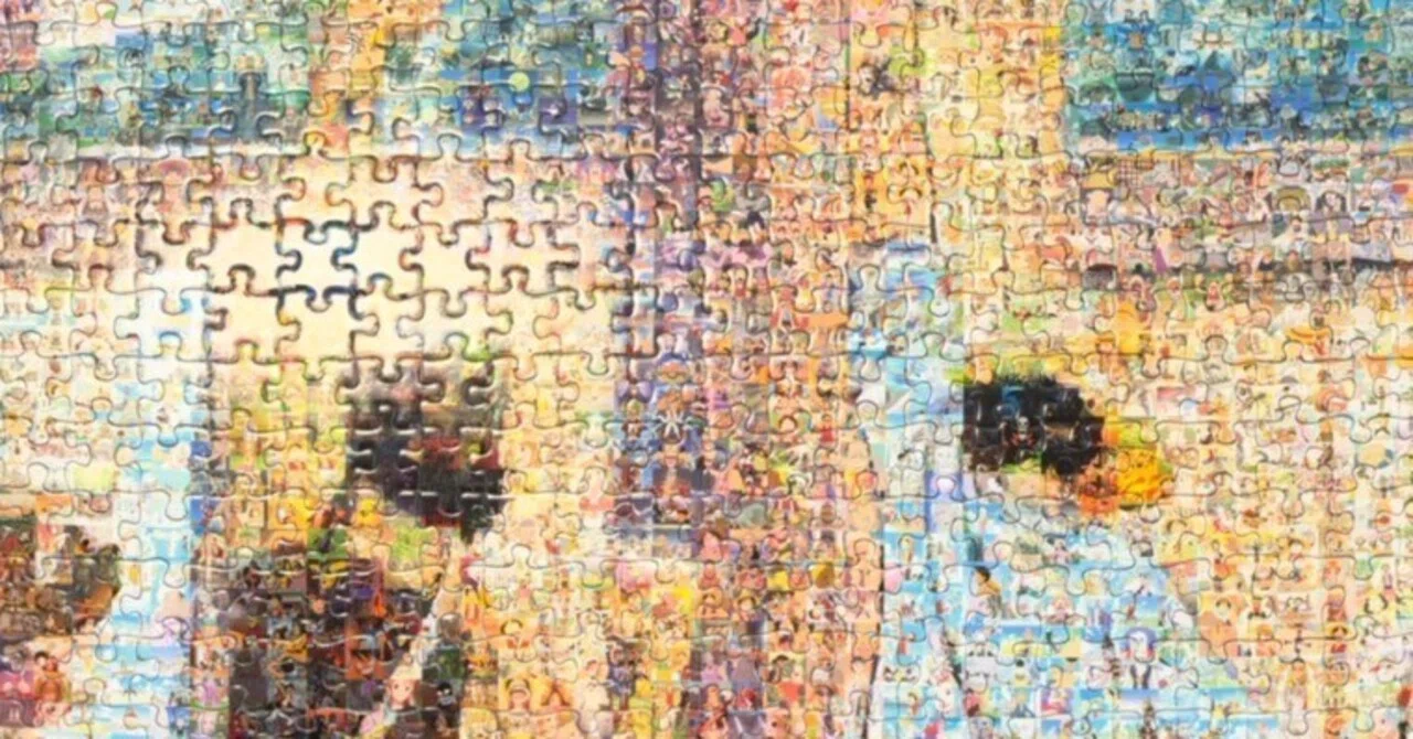 ワンピースのモザイクパズル 🧩4 「ONE PIECEの名シーンがパズルに！モザイク仕様＆大迫力サイズを