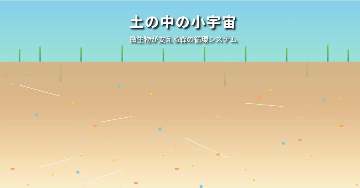 010. 土の中の小宇宙：微生物が支える森の循環システム｜かしの