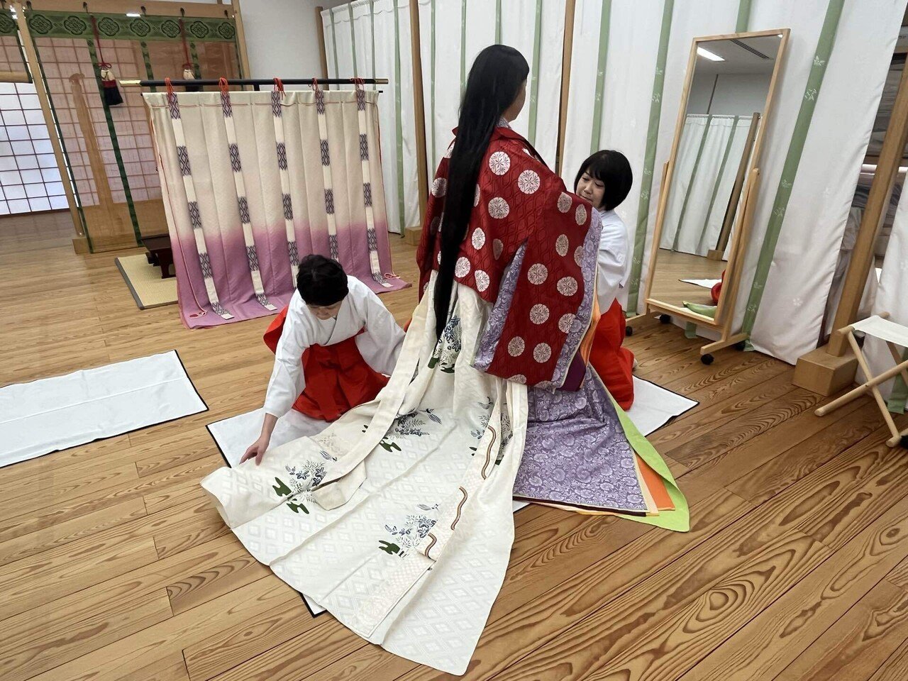 k*i様 池田屋善七「彩麗繍」 単衣の訪問着（さざ波） k*i様 池田屋善七「彩麗繍」 単衣の訪問着（