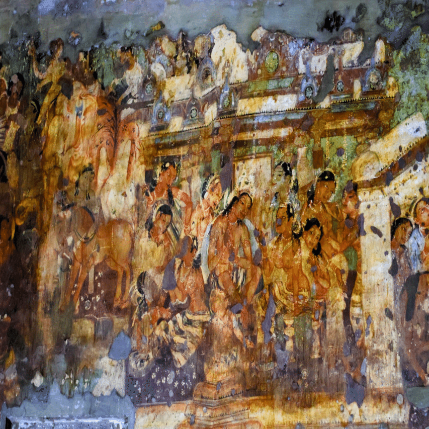 118 甘美な宗教画の世界アジャンタ石窟へ｜Nana del Mundo 世界旅