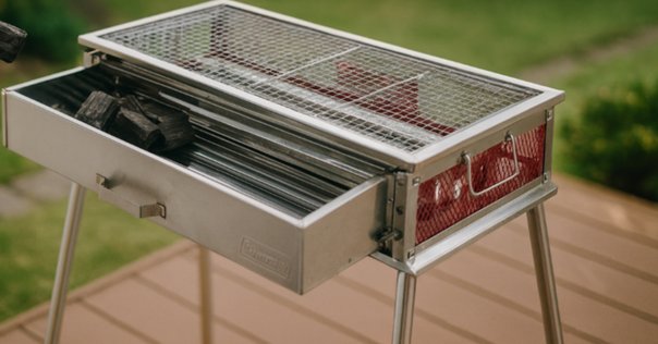 コールマンのBBQコンロ「クールスパイダー ステンレスグリル