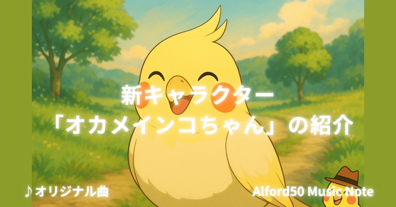 ♪『新キャラクター「オカメインコちゃん」の紹介』から生まれた