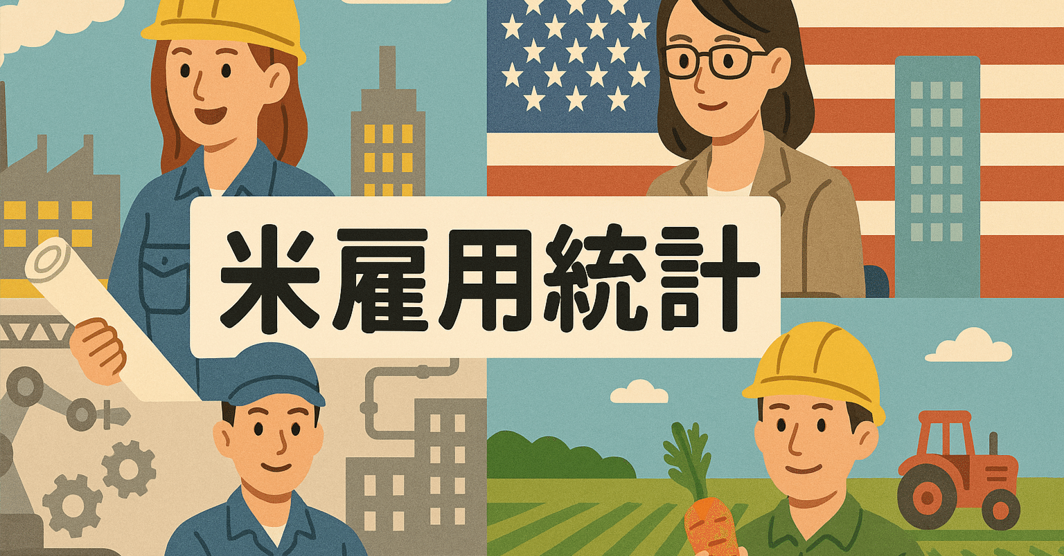 米雇用統計発表（2025年8月）｜アメリカ企業リサーチラボ（US_Research_Lab）