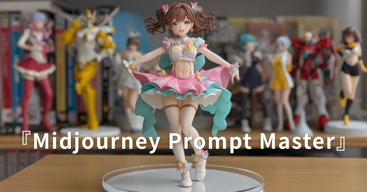 Midjourney Prompt Master』徹底検証！アイドル女子をフィギュア化して