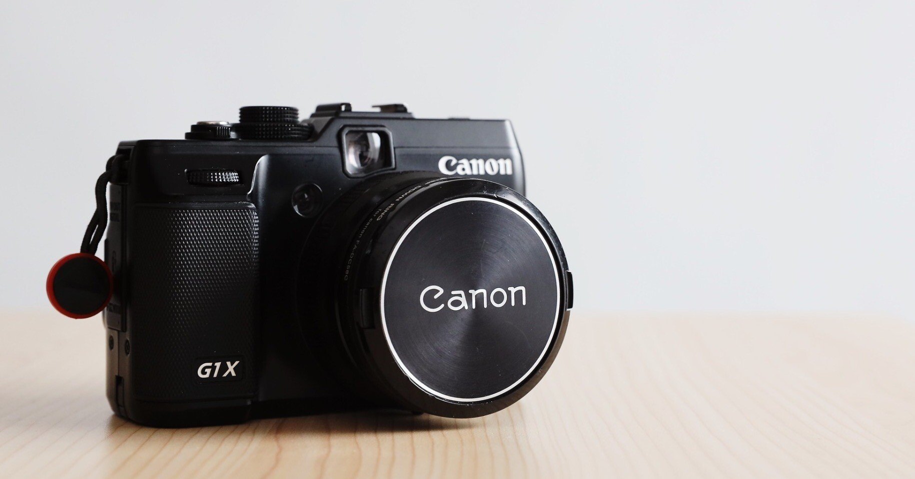 古のレンズキャップをG1Xに装着｜絞り開放戦線