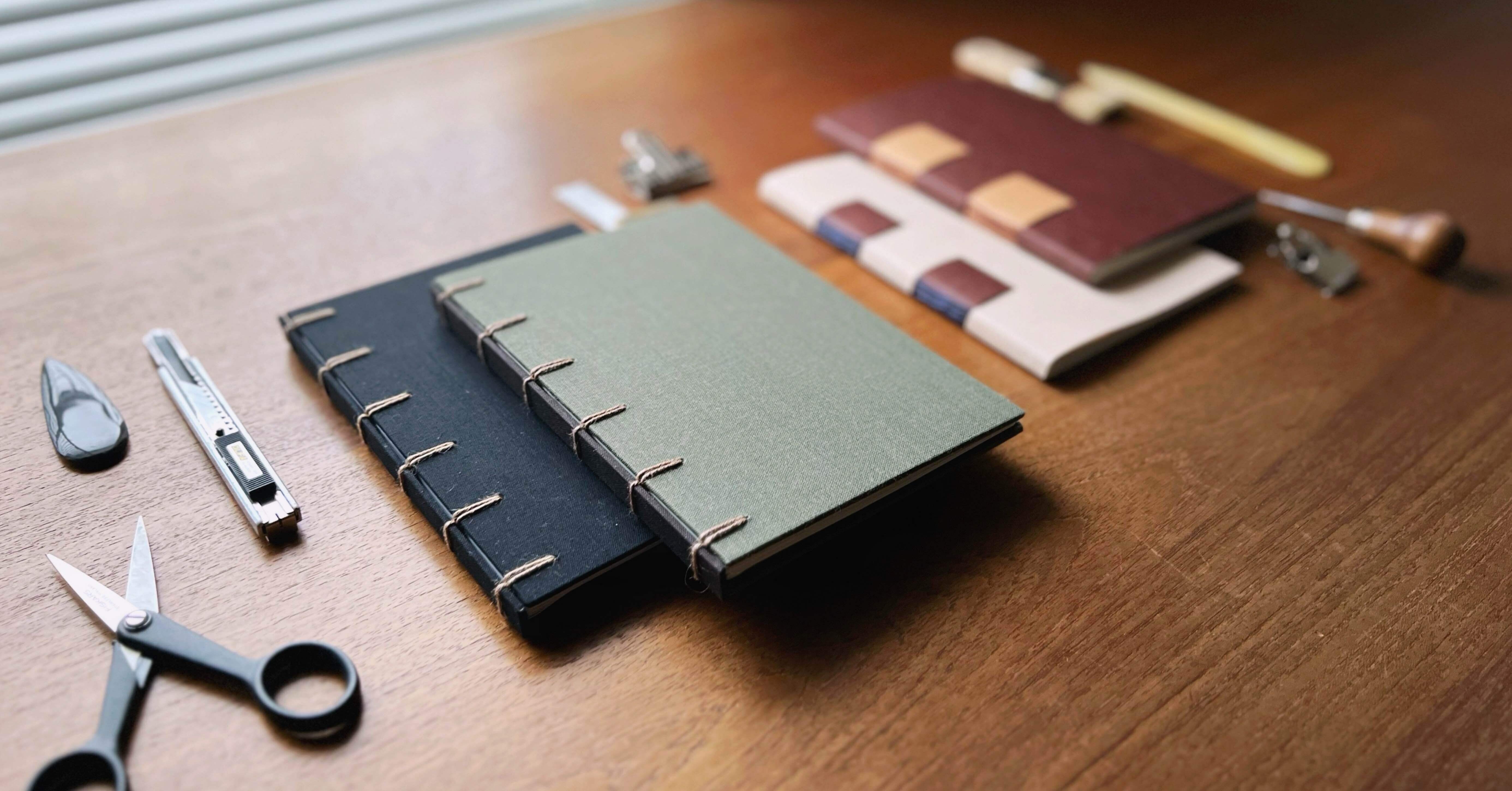 製本講座」通信講座 テキスト・材料・道具など一式全て完備