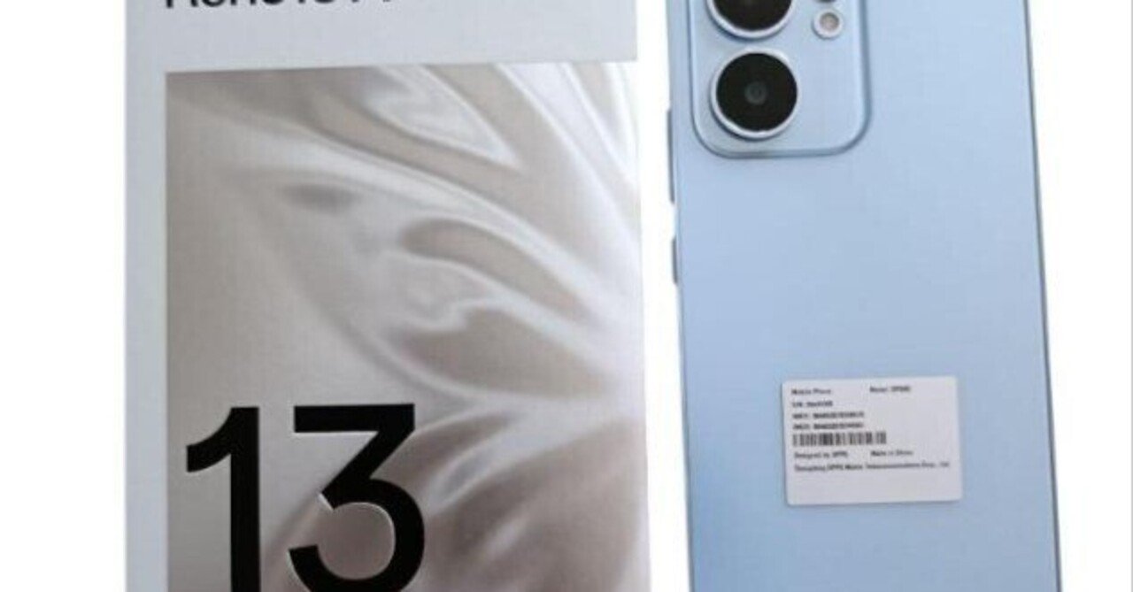 本日見つけた意外なレアモン!】OPPO Reno13 A アイスブルー SIMフリー