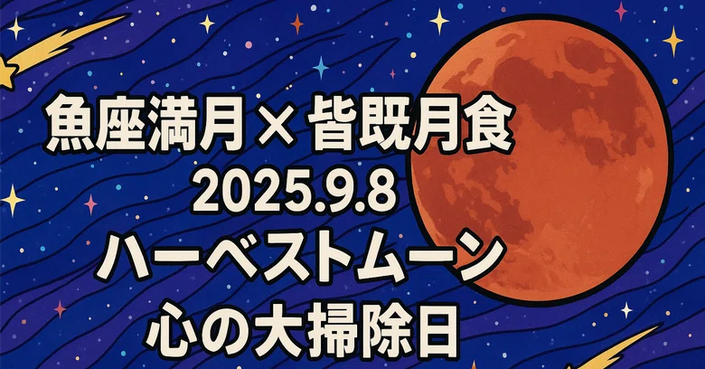 [Pisces Full Moon x Total Lunar Eclipse] September 8, 2025 'Harvest ...