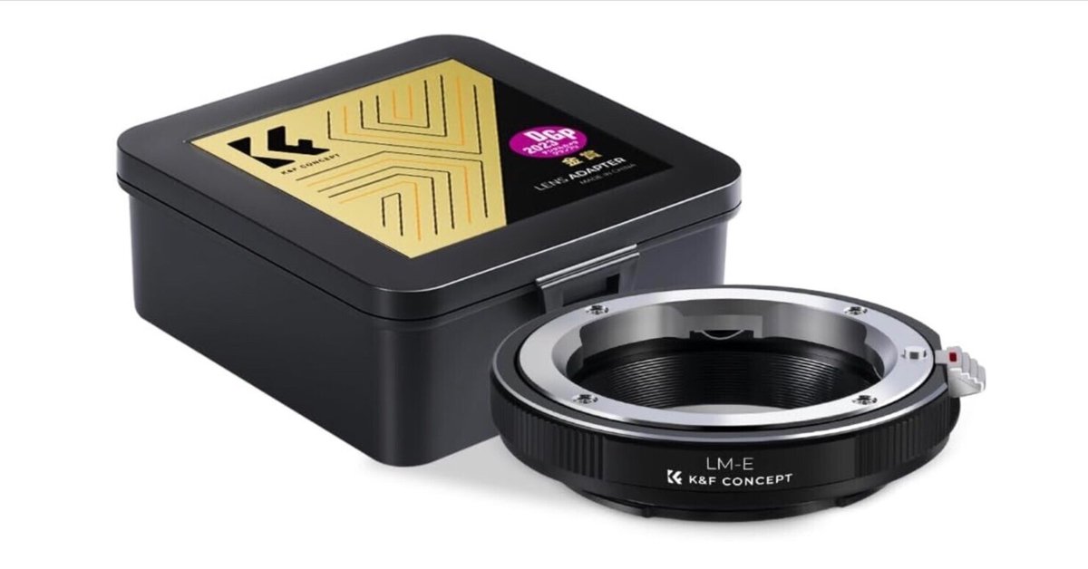 K&F Concept  マウントアダプター ４個 K&F Concept 富士フイルムGFX用 マウントアダプター 4種 発売