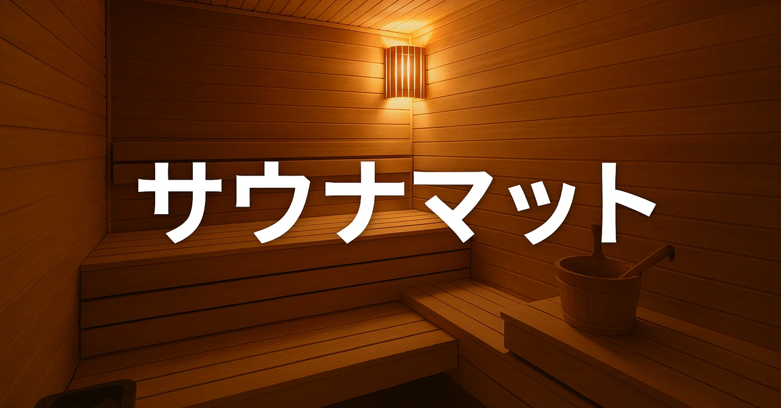 おすすめサウナマットで共有の不安解消！サウナのQOLをあげる必須