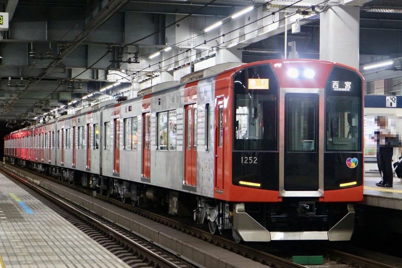 阪神電車】1000系Re Vermilion塗装変更者登場！｜垂水の止利