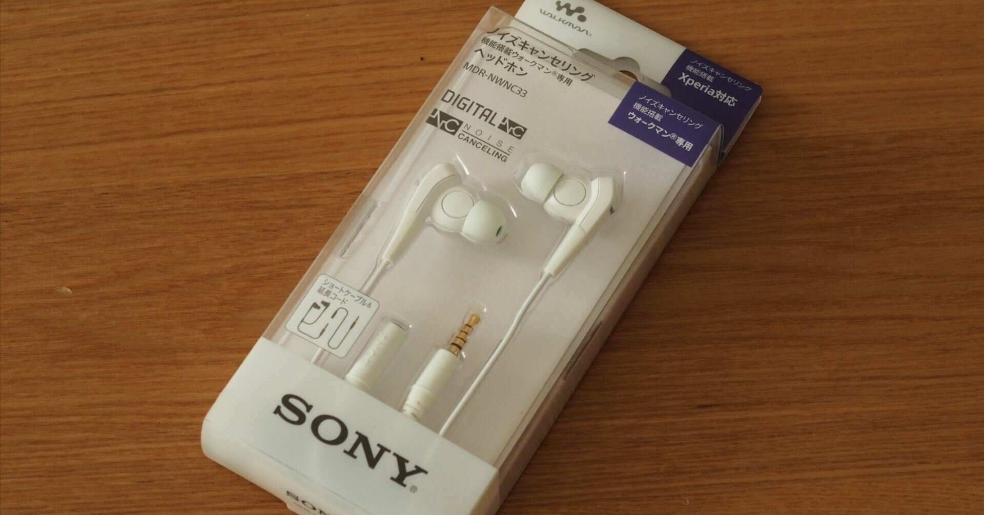 ソニー製 ノイズキャンセリングイヤホン MDR-NW750N