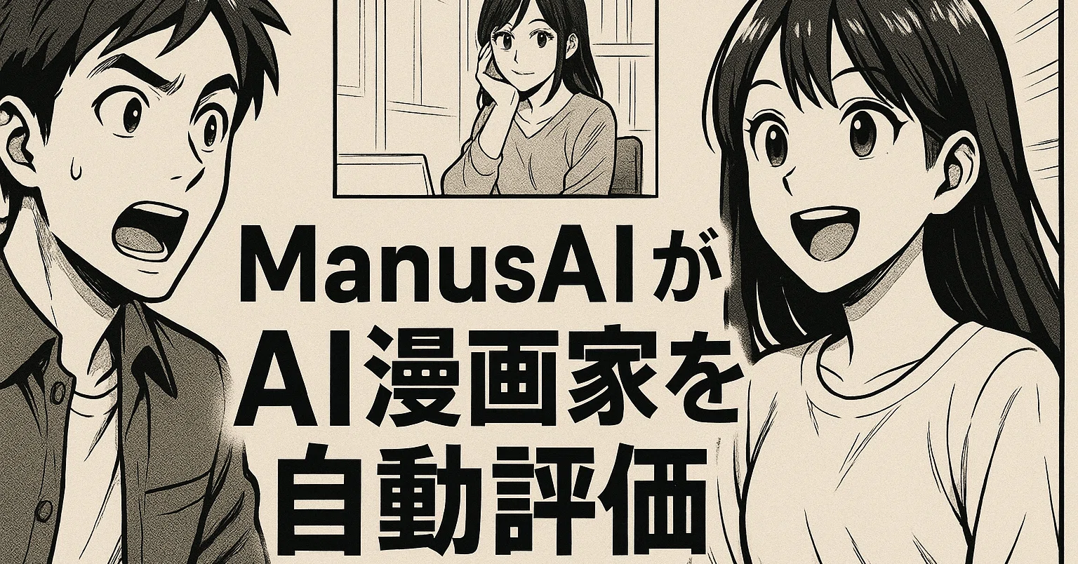 Manusマンガ制作自動化事例 - 「AI漫画家」詳細分析レポート 