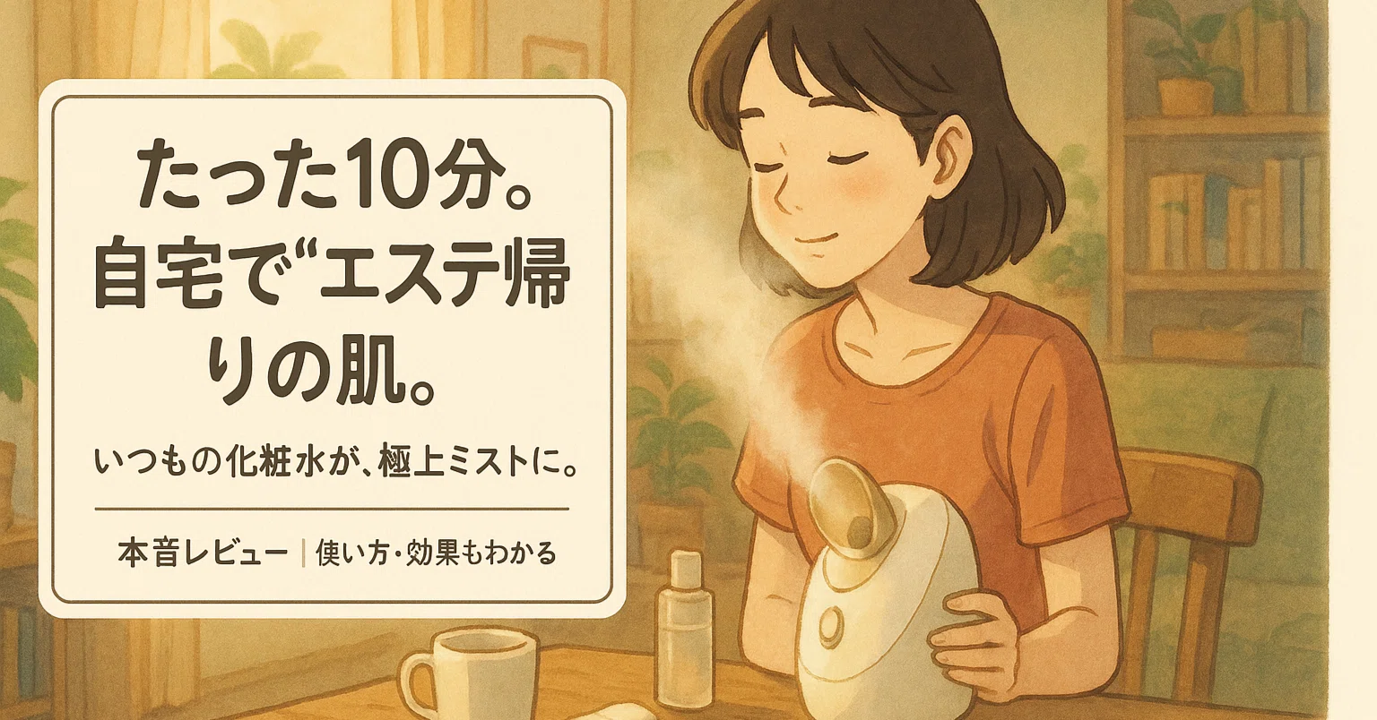 EH-SA0Bの本音レビュー】もう手放せない！パナソニック スチーマー