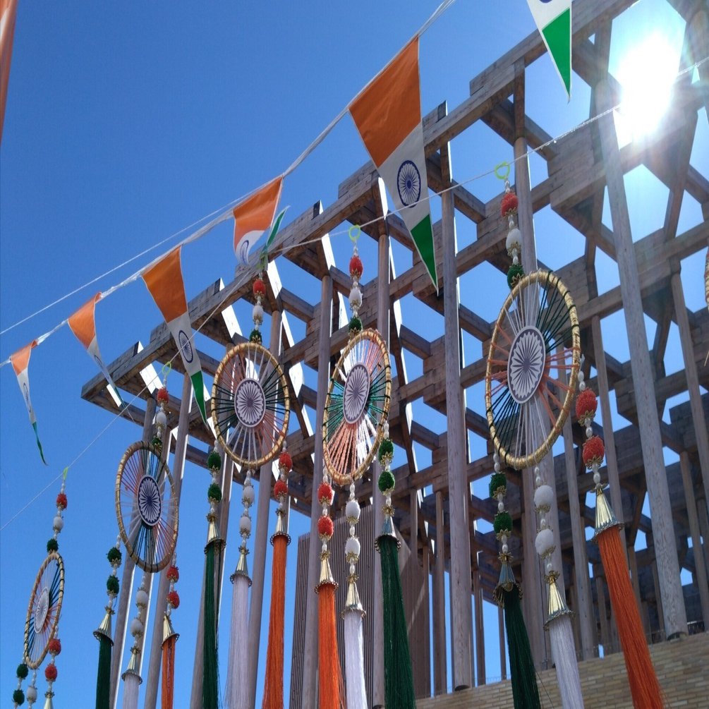 万博の旅④インドパビリオン｜ダリア