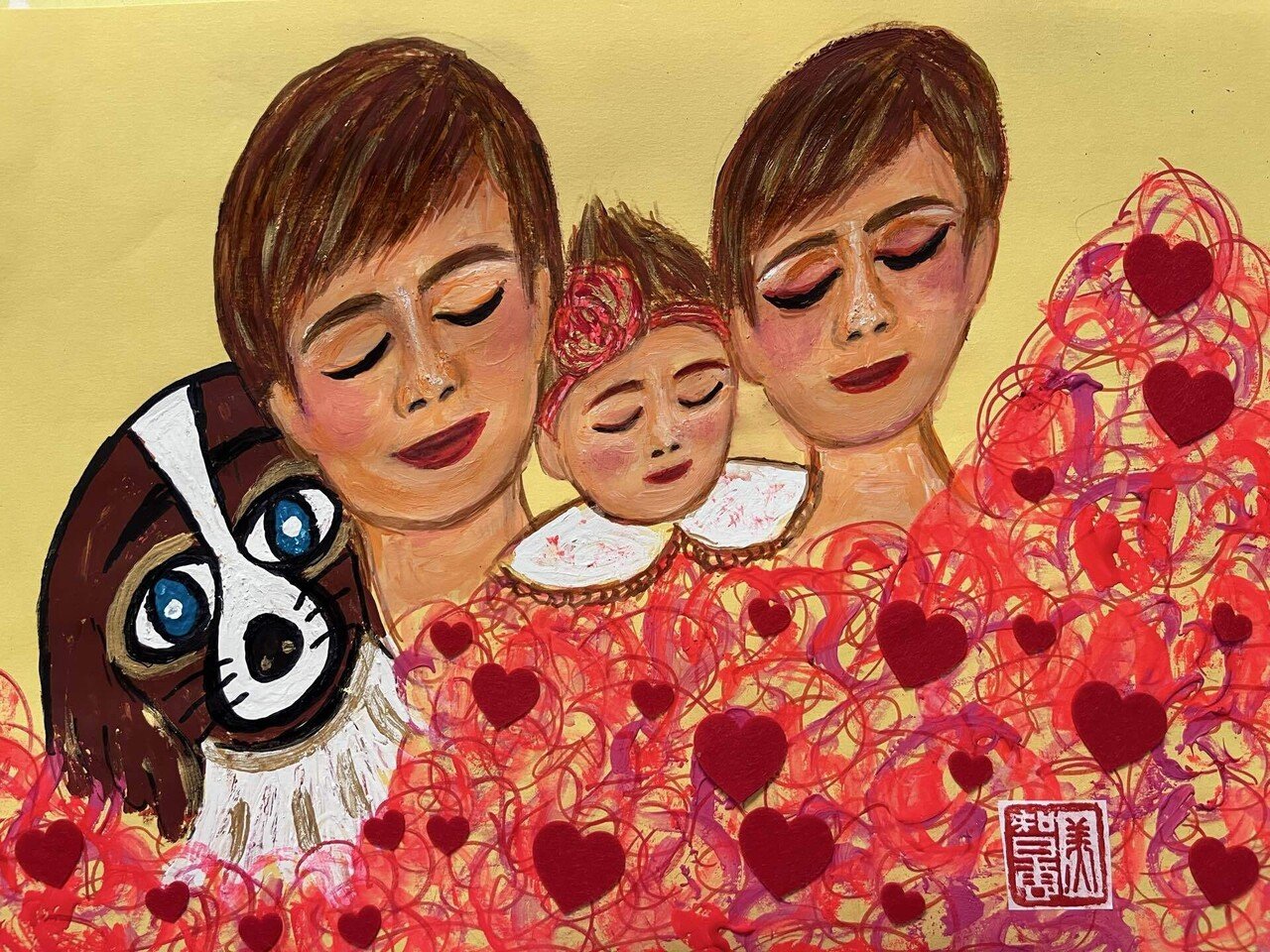 沖縄のピカソ小波津有希」ダウン症画家29歳㊗️母智恵美66歳🌸2022年