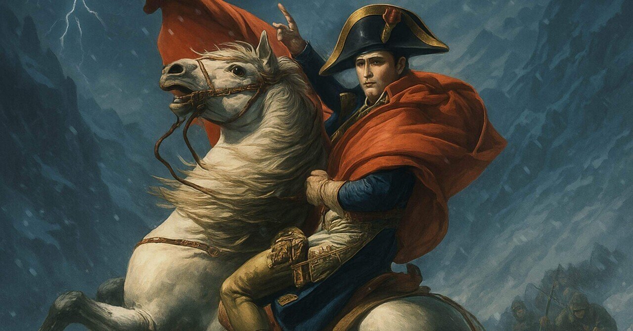 絵画解説：「The young Napoleon Bonaparte studying」｜綾波宗水