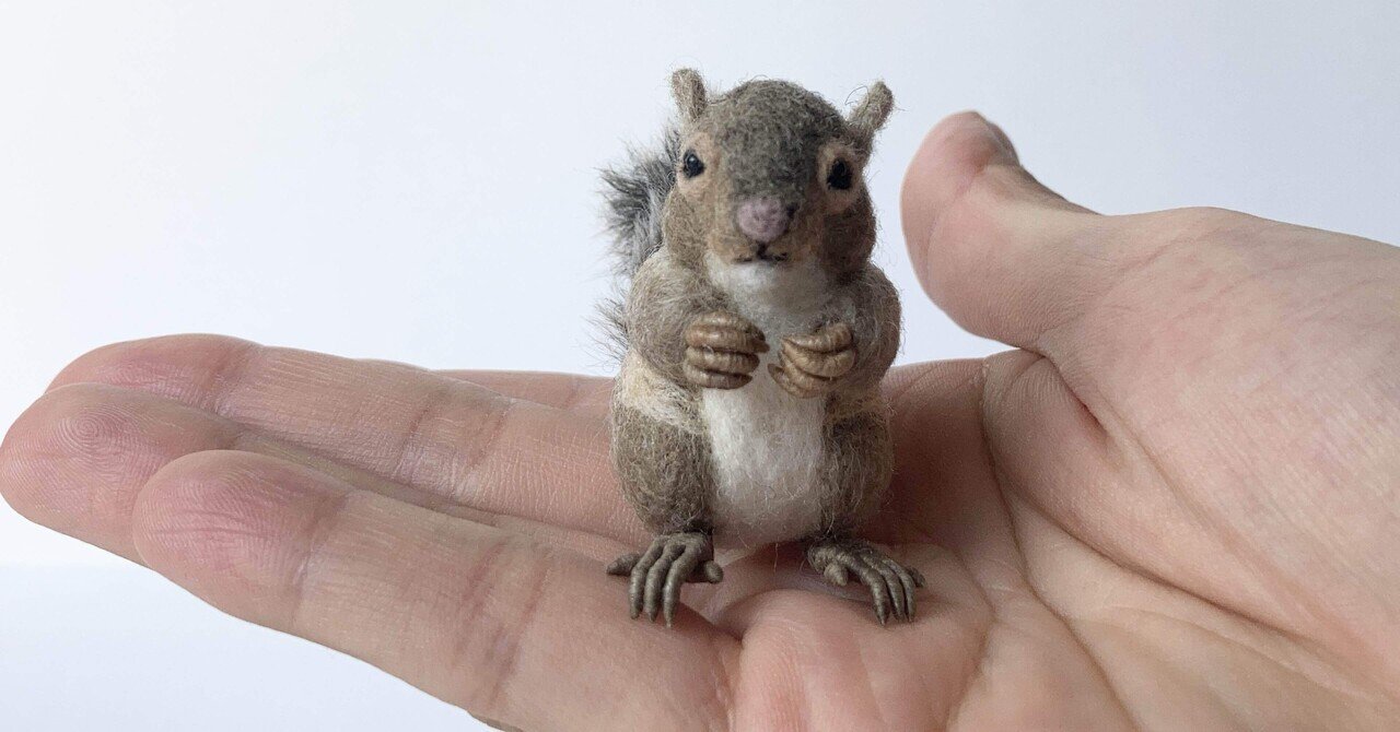 制作記録】ニホンリスの子供｜りすす