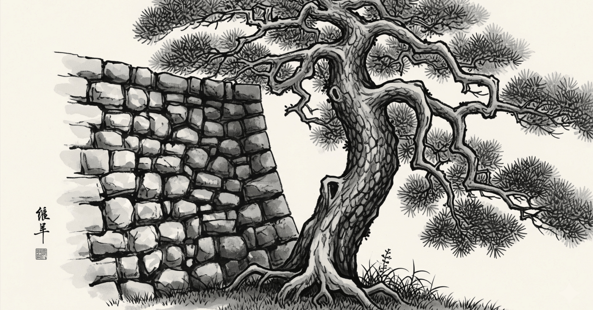 静謐な水墨画作品展｜M. T.