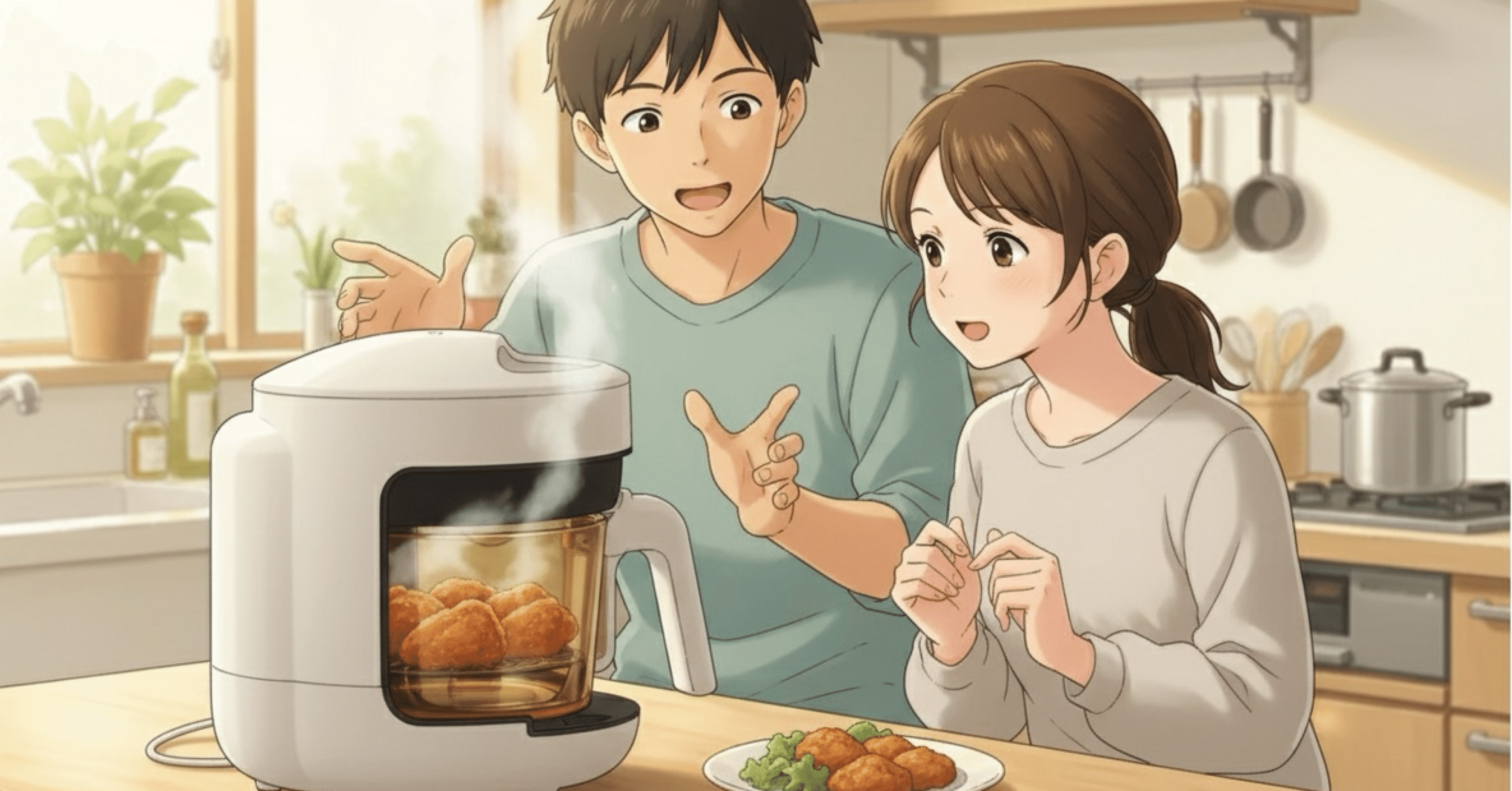 エレコム コンベクションオーブン ポット型 2L 【電気フライヤー HAC