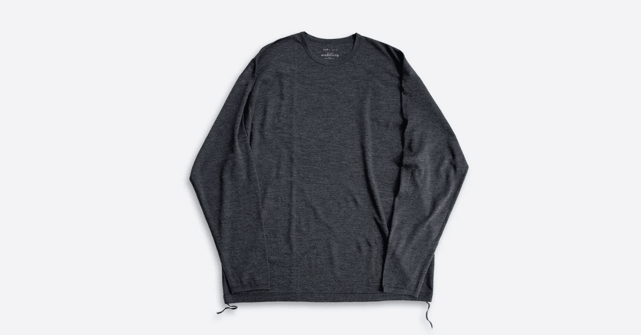 holk メリノウール ロングスリーブTシャツ｜keylimeTokyo