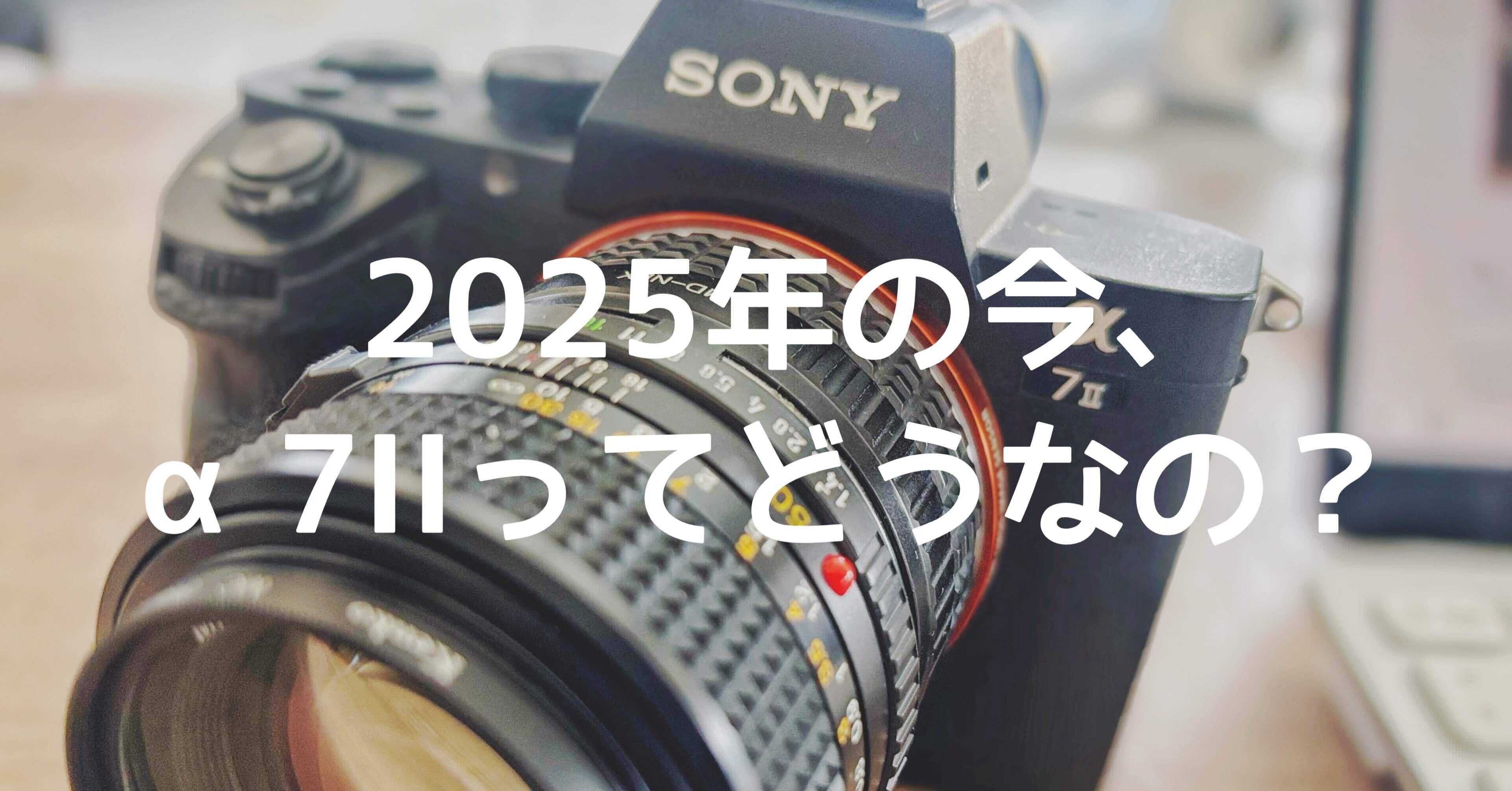 2025年の今、SONY α7IIってどうなの？｜🅣ⓄⓀⓎⓄ Ⓢ🅣ⓇⒺⒺ🅣 🄿🄸🅇