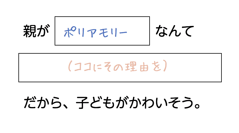 ポリアモリーへの批判を真摯に受け止めてみた その３ 小島 雄一郎