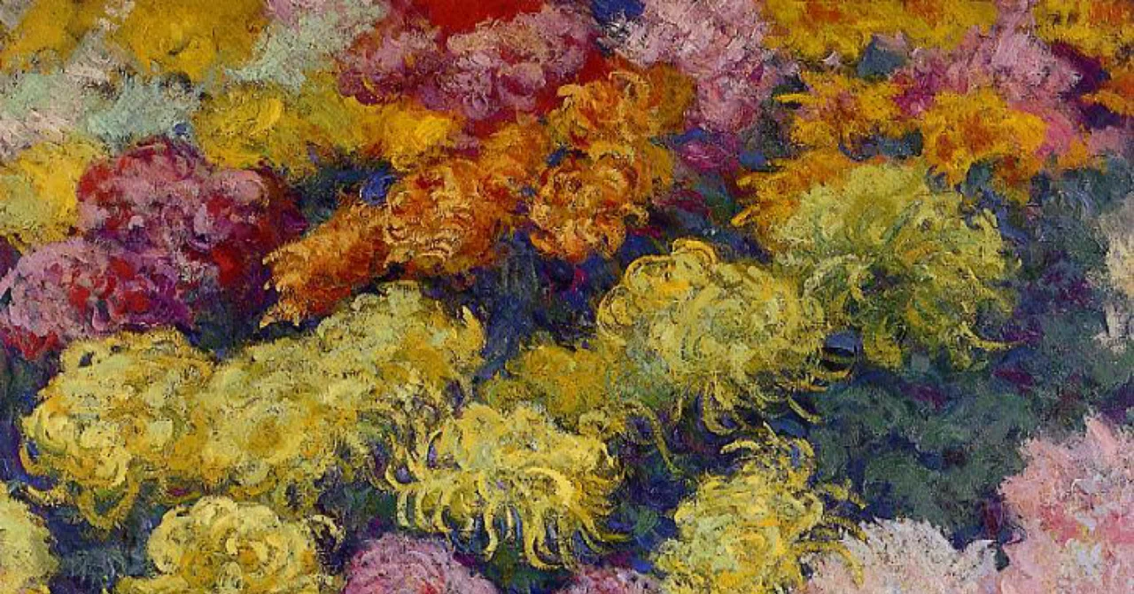 菊や蓮の花の絵画 睡蓮』を超える！？モネの『菊』が斬新で美しい！｜アートジェンヌ