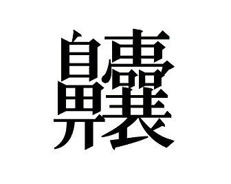 最も 画数 が 多い 漢字