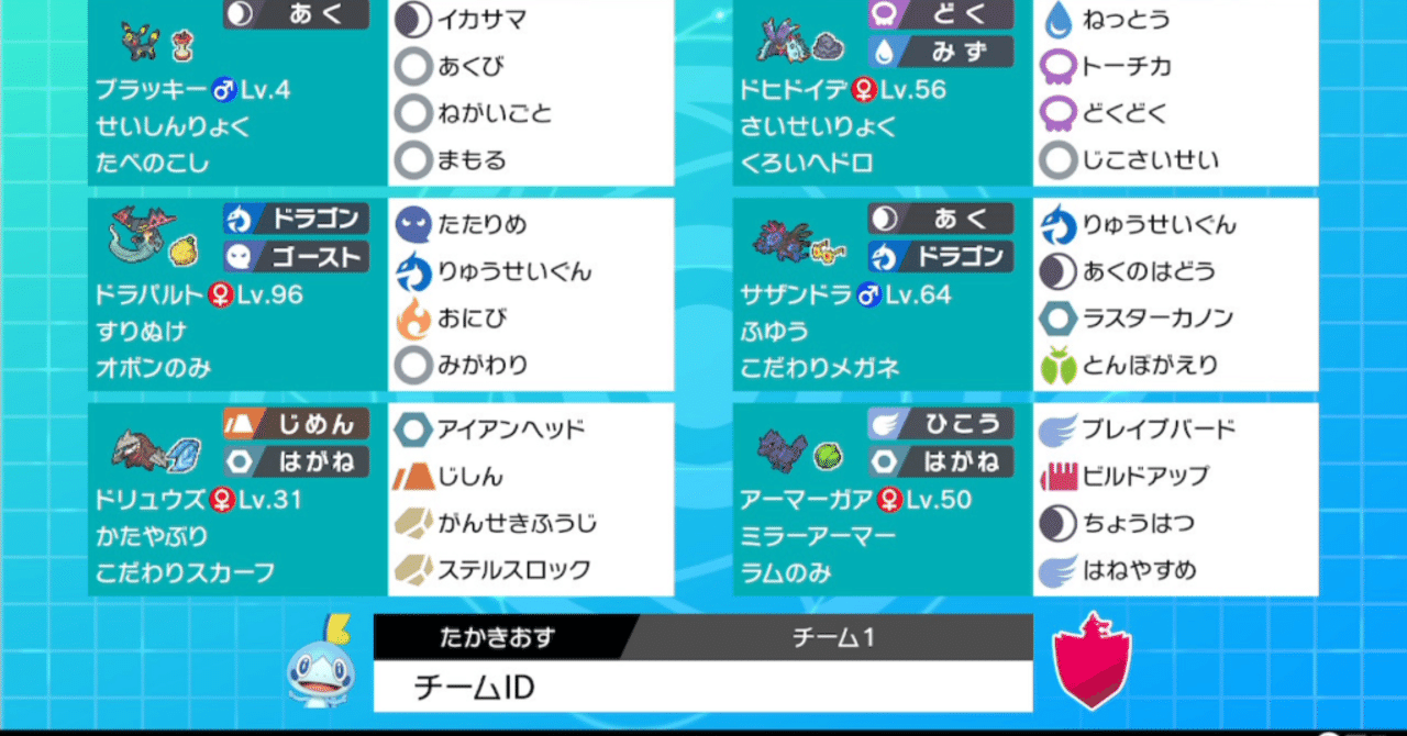 構築記事を書く上で必要な 4つ の事 ポケモン剣盾 きおす Note