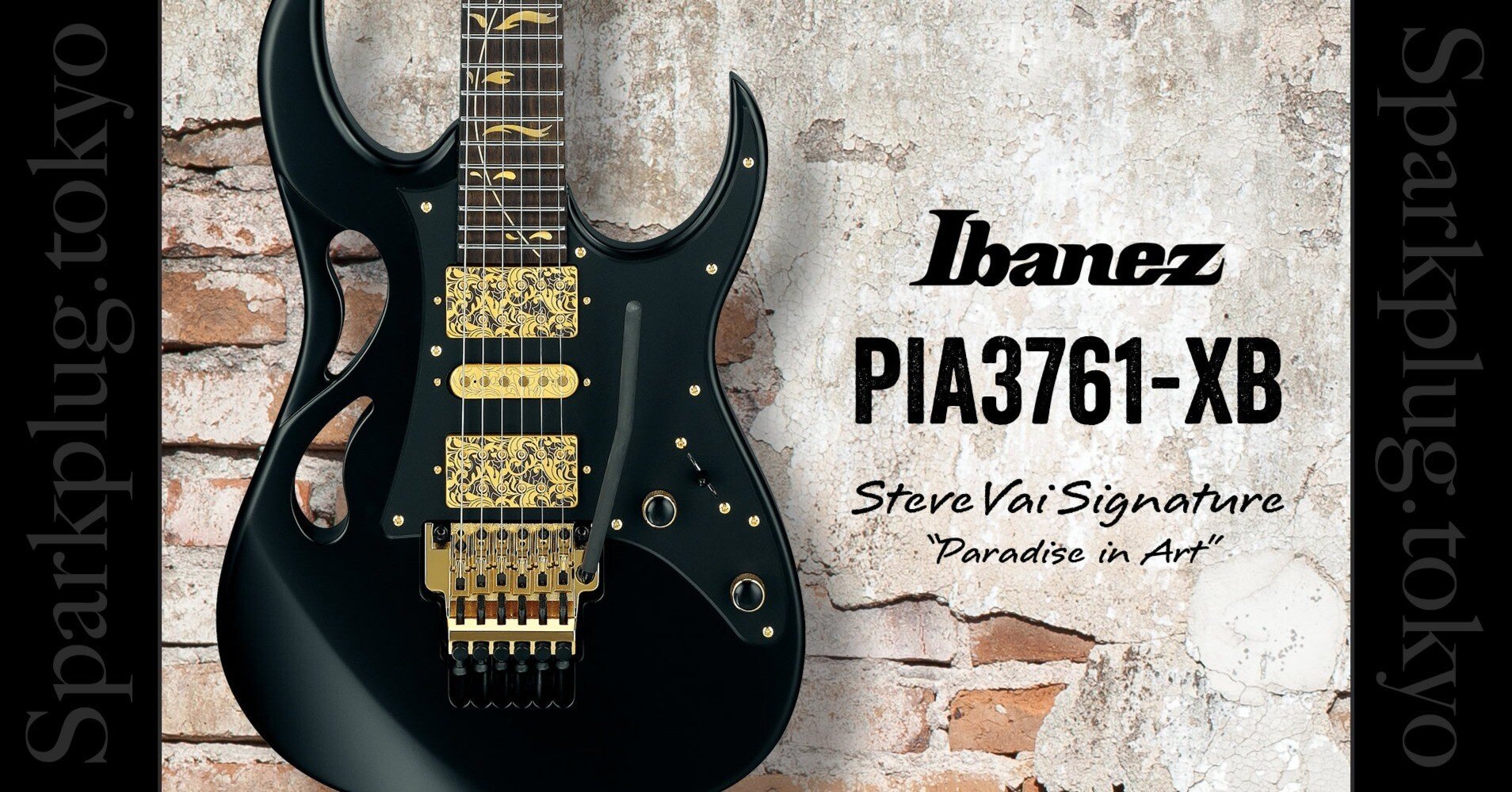 精悍なOnyx Black！アイバニーズによるスティーヴ・ヴァイ・モデル